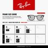 sunglasses RB4259F SHINY BLACK WITH LIGHT GREY LENS Asian Fit Lightweight Ray-Ban