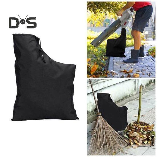 Geantă de suflare a frunzelor din țesătură Oxford 420D, impermeabilă, pentru colectarea resturilor de suflantă de frunze. Geantă universală de depozitare cu fermoar de jos pentru suflarea de frunze în curte.