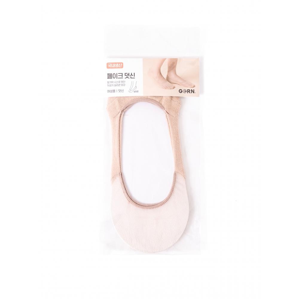 Daiso Meia Falsa Transparente Feminina Cor da Pele