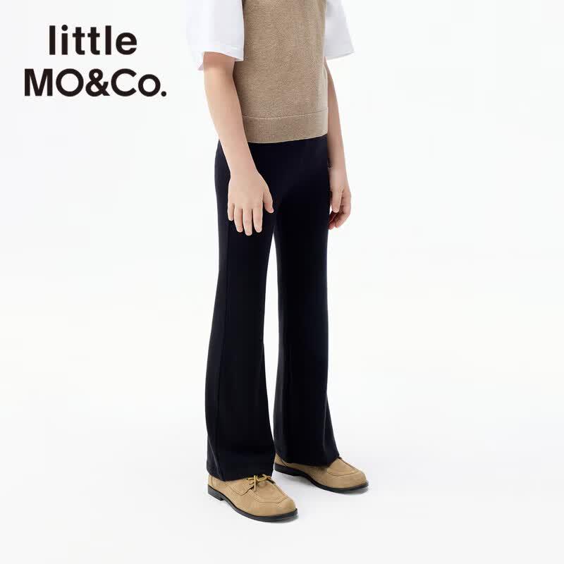 Little MO&Co. Girls' Slim Fit Flare Casual Pants
