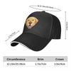 Yellow Labrador Funny Dogs Adjustable Baseball Cap Visor Sunhat for Ladies Men's