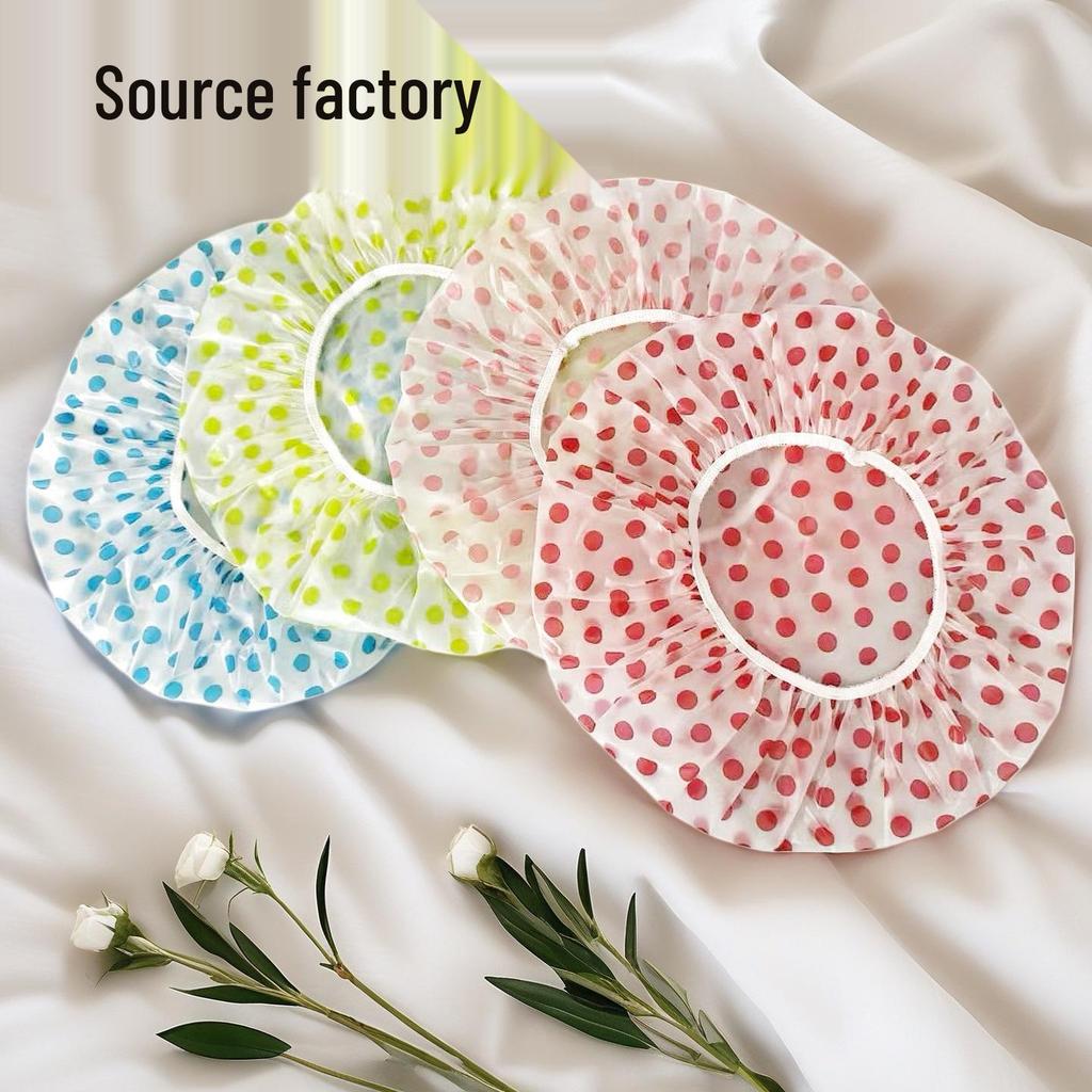 Elastic Reusable Waterproof Shower Cap for Women - Spa, Beauty, Hairdressing
