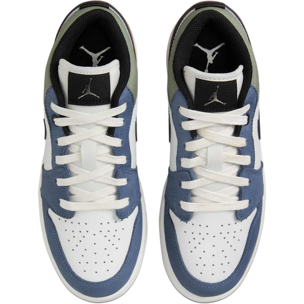 Air Jordan 1 Low GS Diffused Blue Kids Sneakers White Jade-Horizon Mink-Brown HV5973-101