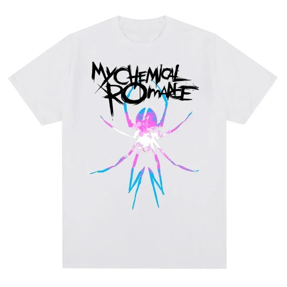 My Chemical RoUnisexce Mcr Band Printed Tshirts Oversized High Quality Comfortabled Punk Emo Rock Summer Fashion Tops S