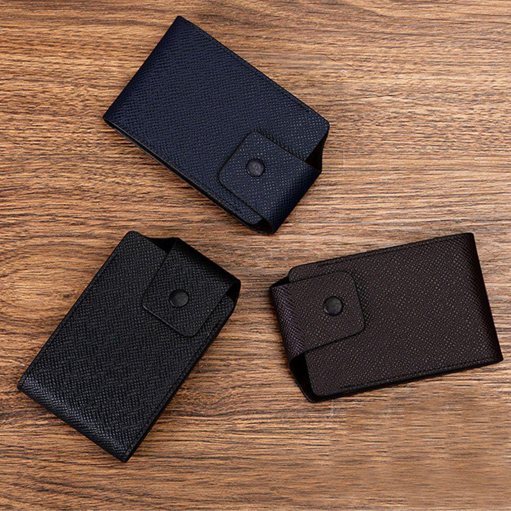 Men Credit Card Holder Leather Purse for Cards Case Wallet Credit ID Bank Card Holder Women Male Business Cardholder and Coins