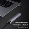 8 In 1 USB C Hub Hdmi-compatible Pd Fast Charge Type C To 4k 100m Ethernet Port for Macbook Notebook Laptop Computer