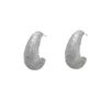 S925 Sterling Silver Needle High-End Chili Design Stud Earrings - Fashionable, Hollow, Simple Temperament