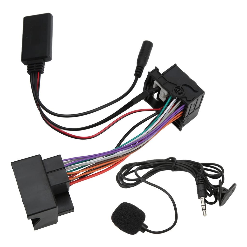 5.0 AUX Cable Car Stereo Audio Adapter, Perfect Replacement for RCD310 RCD510 RNS510 Material, Easy Installation (with Power Cord)