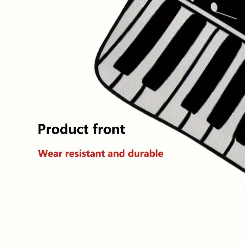 Universele 4 stuks Piano Muziekpatroon Waterdichte Auto Vloermatten - Voor & Achter Volledige Set Auto Accessoires, Interieur Benodigdheden