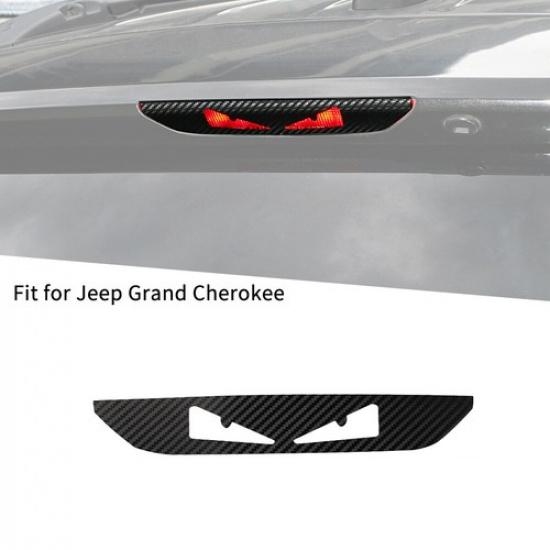 Carbon Fiber 3rd Brake Light Sticker Trim For Jeep Grand Cherokee Durango 11-20