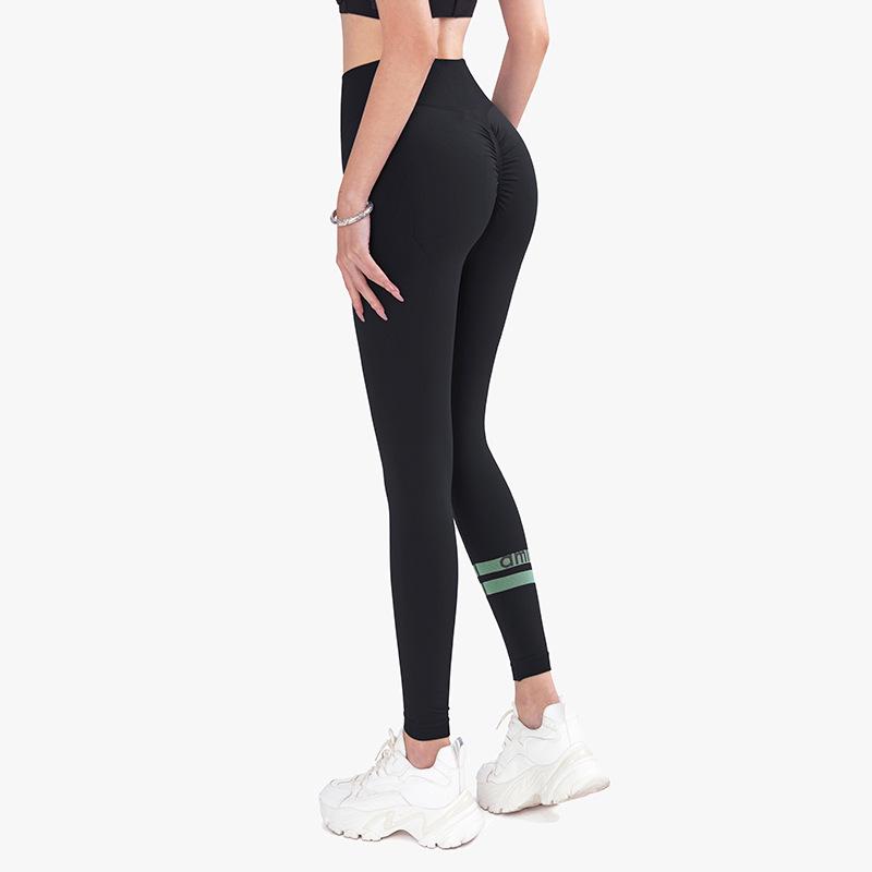 

High Waist Seamless Yoga Pants: European & American Peach Lift Activewear Small чорний