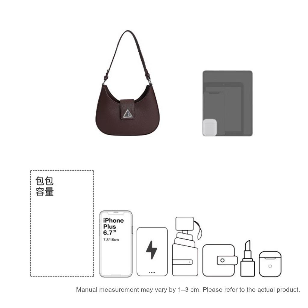 Shoulder Bag Women PU Minimalist Underarm Daily Commute