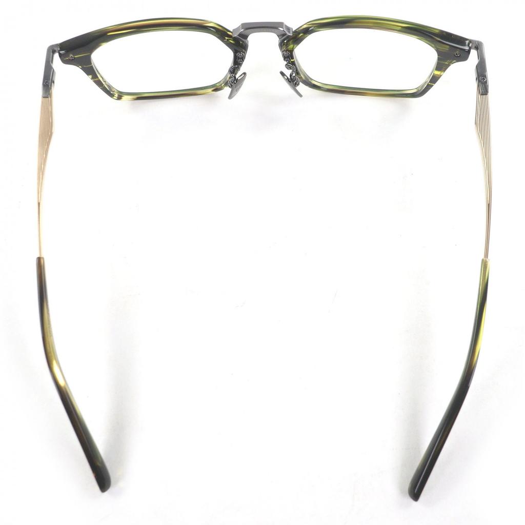 Makellose DITA Brille AEGEUS-TWO Quadratisch Klar Khaki Gebraucht
