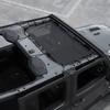 Sunshade Mesh Shade Top Front Cover Provides Roof UV Sun Protection for Jeep Wrangler JL JLU & Gladiator JT 2018-2024 (Black)