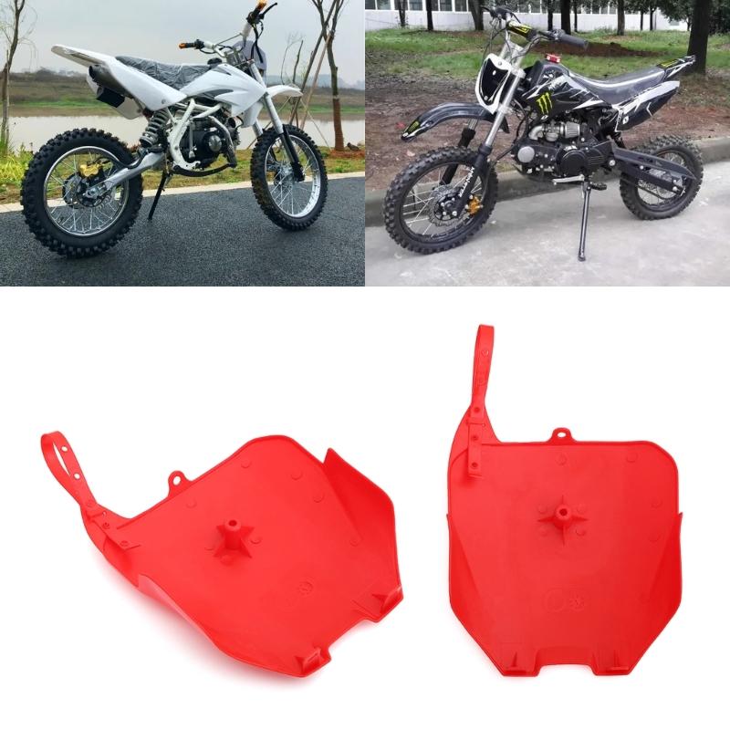 Motorcycle Front Number Plate Plastic Cover for CRF100 CRF80 CRF70 XR100 XR80 XR70 Motorbike ATV