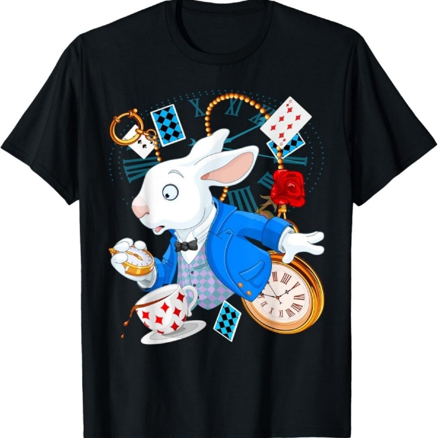 

Alice in Wonderland - White Rabbit T-Shirt XXXXXL чорний