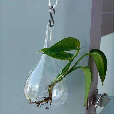 Glazen Hangende Vaas Bloemen Plantenbak Container Pot Bruiloftsdecoratie Theelichthouder