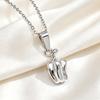 Niche Design Chili Pendant Necklace: Luxury Titanium Steel Clavicle Chain, Women's Fashion Accessory