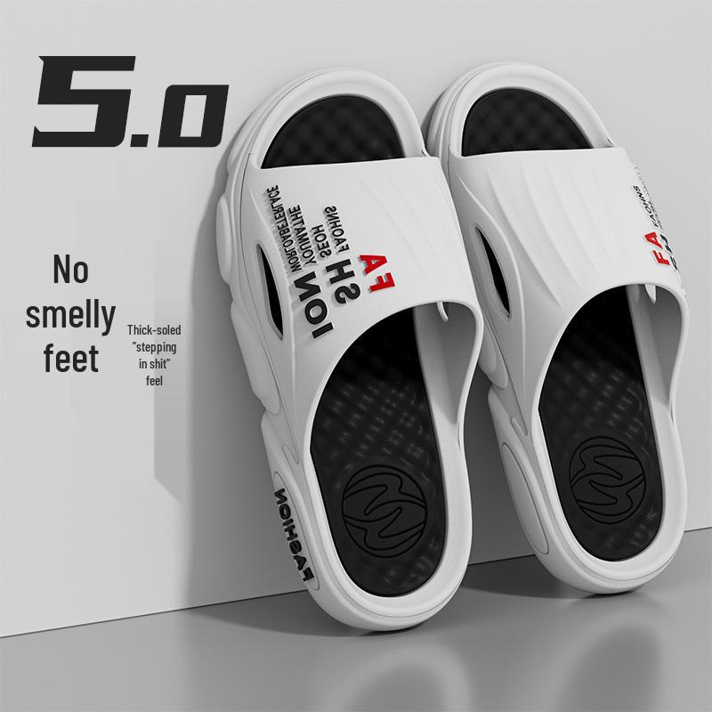 Men's Non-slip Summer Sports Sandals, Soft Sole, Wear-resistant, Comfortable for Home, Outdoor, and Shower Use.