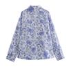Fashion Style 2024 Summer New Women's Clothing Fashion All-Match Temperament Long Sleeve Print Shirt 2492054 044