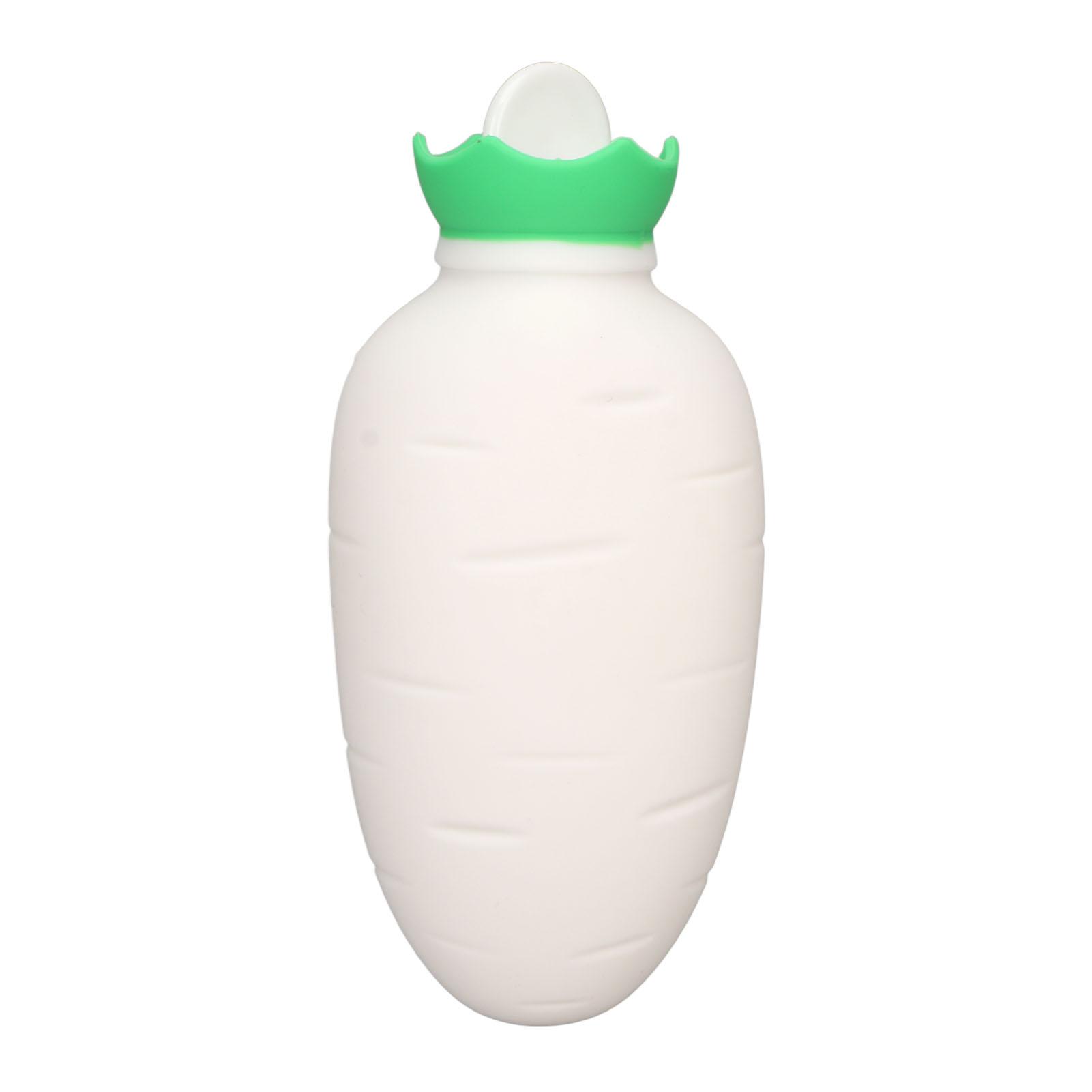 

Carrot Shaped Hot Water Bottle Neck Soreness Relief Cute Silicone Hot Water Bag for Menstrual Cramps