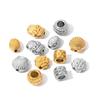 6pcs/lot Stainless Steel Skull Shell Flower Spacer Loose Beads DIY Necklace Bracelet Jewelry Making Accessories Whole