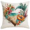 Summer Beach Scenery Pillow Case Sofa Living Room Pillow Case Home New Style