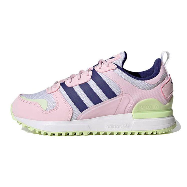 Adidas Originals ZX 700 Non-Slip Durable Low-Top Kids Running Shoes Kids Running Shoes Pink Blue GY3310