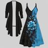 3D  Printed  Set Dress Coat ,  Single Color, Diverse Shapes  Fashion Print,suitable for Various Scene Fashion Styles
