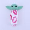 Baby Yoda Figure Model Toy Cute Cartoon Craft Miniature Figurine Ornament Collectible Star War Cartoon Alien Figure Silicone Pipe Christmas Gift