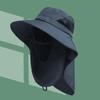 Outdoor Hat Scarf Breathable Neck Protective Wide Brim Unisex Anti-slip Full Protection Windproof Fixed Strap Fishing Camping Cycling Fisherman