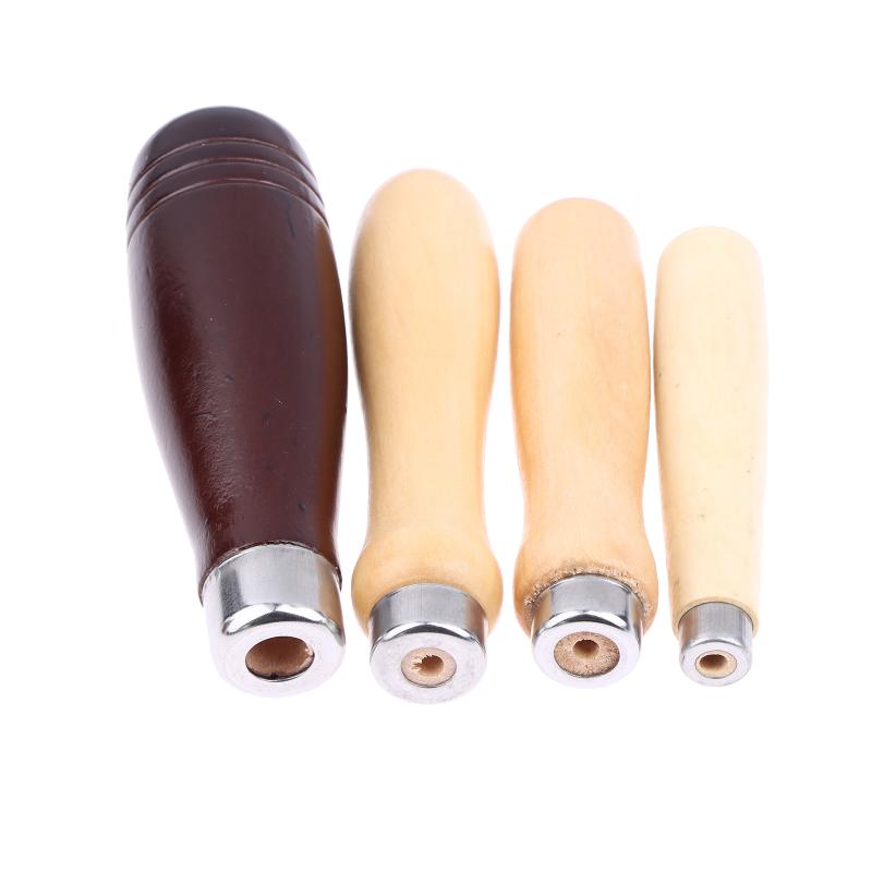 2Pcs/Lot Wooden File Handle Replacement For Woodworking File Craft Polishing Hand Tool Hardware File Handle