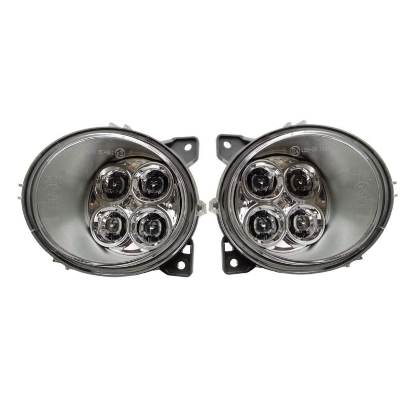 1pair LED FOG LIGHT FOR SCANIA P G R T SERIES LED DAYTIME RUNNING LAMP LH RH SCA392 SCA393 1931614 1931613 Plug Option