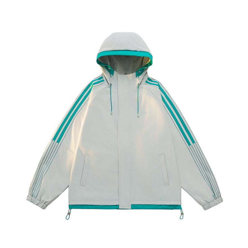 Jacket Men and Women with The Same Section of The New Spring and Autumn Tide Ins Hundred Dopamine Couple Paragraph Jacket Men