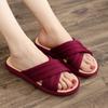 Fashion Women Home Floor Flax Slippers 2025 Spring Summer Shoes Breathable Fabric Anti-slip Couples Indoor Linen Slides House Footwear