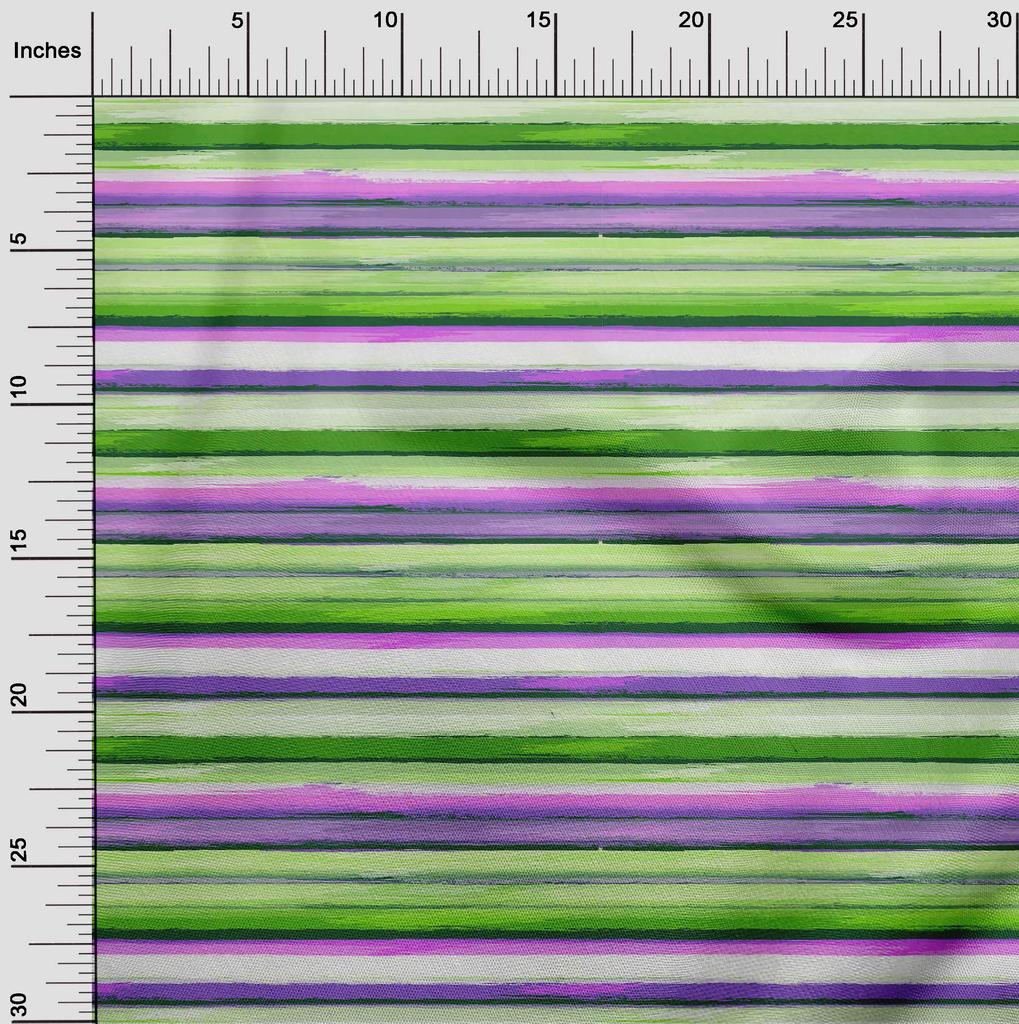 oneOone Cotton Flex Green Fabric Abstracts Quilting Supplies Print Sewing Fabric By The Yard 40 Inch