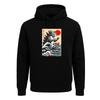 Catzilla Cat Japanese Action Cat Hoody Sweatshirt Mens Hood Funny Hoodie