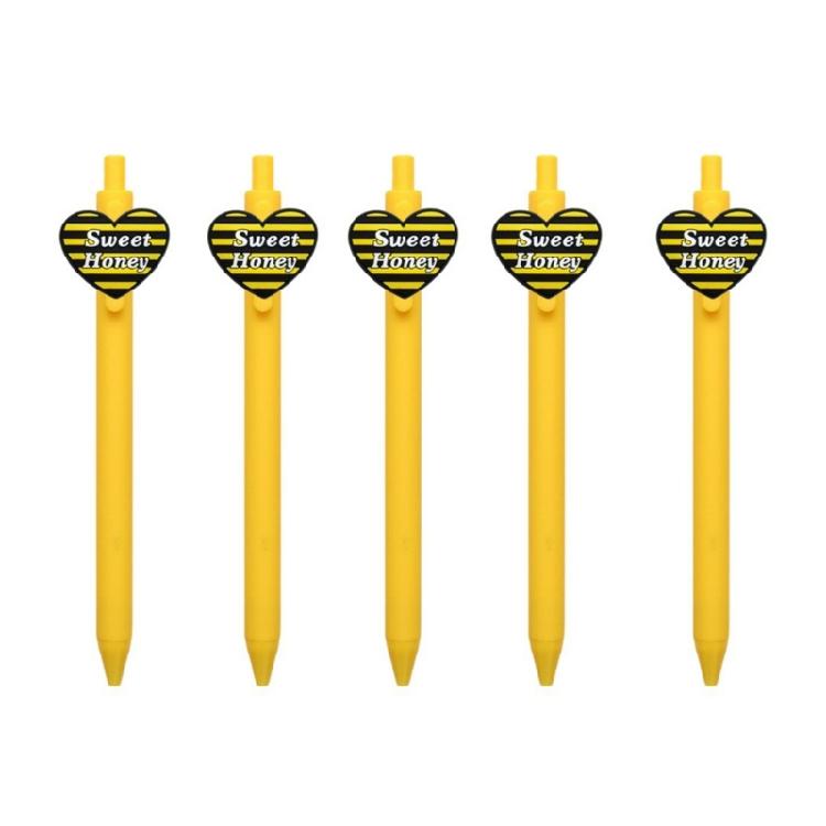 

5Pieces Retractable Ballpoint Pen Black Inks Office Writing Pen for Office Workers Students Teachers Artists Journaling