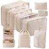 8-Piece Travel Clothing Storage Bag Set
