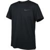 Nike T-Shirt mit Logo-Print, Rundhalsausschnitt, kurzen Ärmeln und Colorblock-Kordelzugshorts, lässiges Sportset für Herren, Sets, Schwarz CZ1182-011+DH7161-010