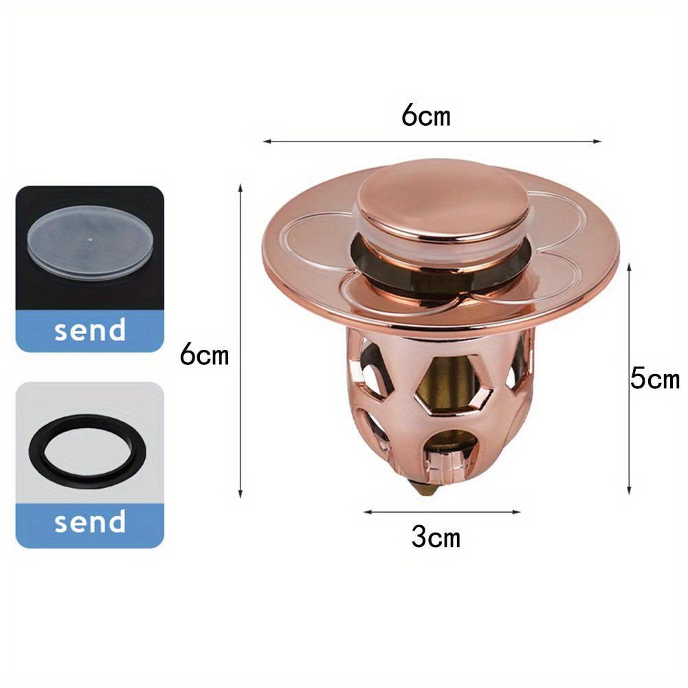 Washbasin Pop-Up Bounce Core Basin Drain Filter Hair Sink Strainer Bathtub Stopper Bathroom Tool