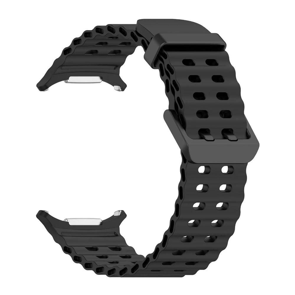 Bracelet pour Samsung Galaxy Watch Ultra 2025 Bracelet Sport en Silicone pour Galaxy Watch Ultra 47mm Bracelet de Poignet
