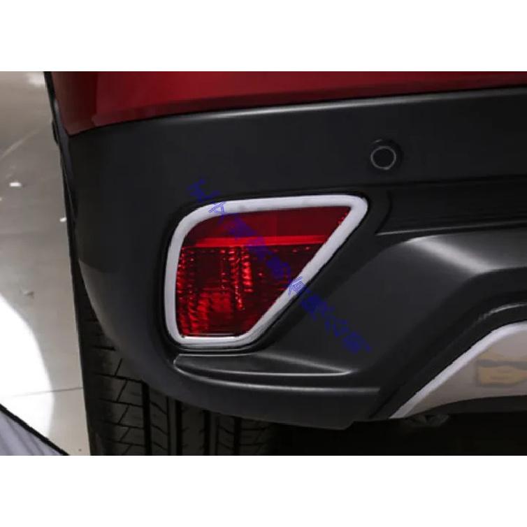 For Mitsubishi ECLIPSE CROSS 2018-2024 Car Accessories ABS Chrome Rear Reflector Fog Light Lamp Cover Trim Bezel Frame Garnish