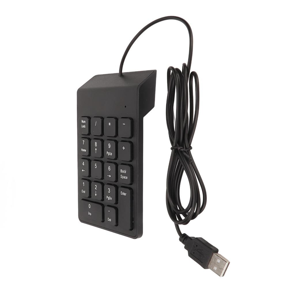 1PCS/2PCS 18 Keys USB Numeric Keypad Easy Installation Mechanical Number Pad Office