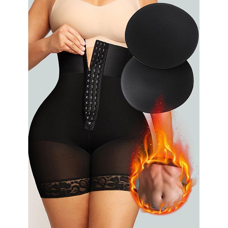 High Waist Butt Lift Sculpting Pants for Women - Tummy Tuck Perky Butt Enhancement S чёрный