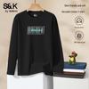 Baleno Men's S&K Series Pure Cotton Long Sleeve T-Shirt