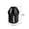 HEX 19mm 20 stuks Aluminium M12x1.5 Wielmoeren 32mm Lengte Racing Wielmoer Racing Gesmeed Stijl Auto Modificatie Rood Zwart Grijs