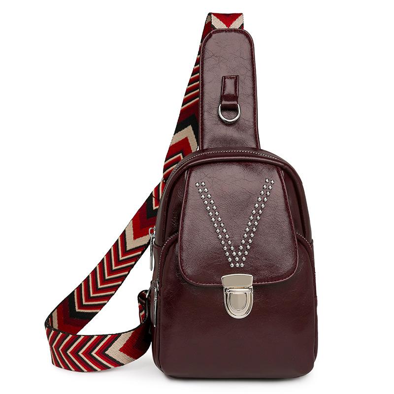 Women's Crossbody Bag Shoulder Bag Water-repellent PU Chest Bag