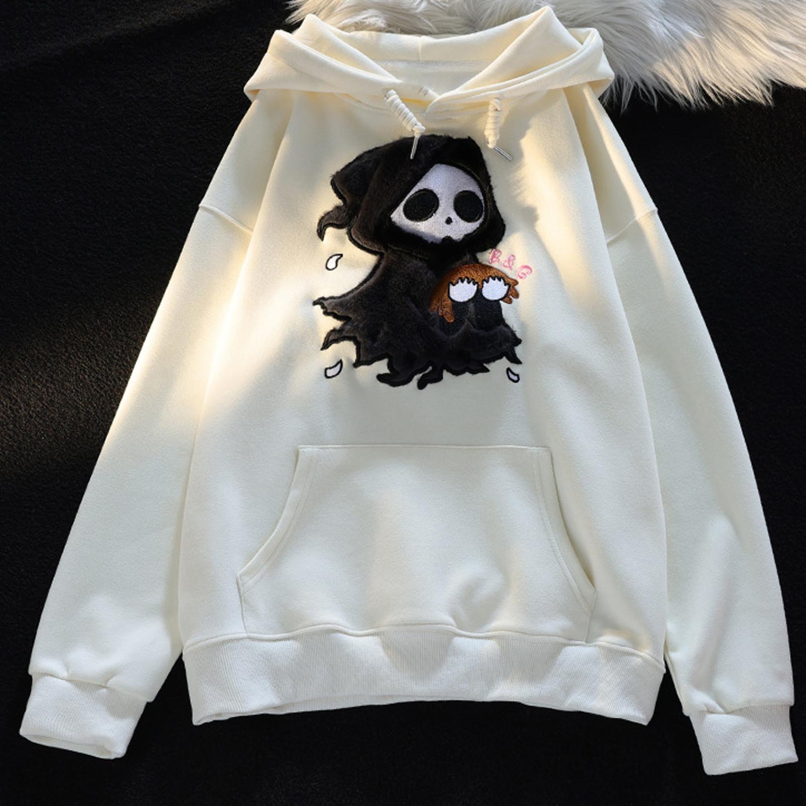 

Женская модная повседневная толстовка с длинным рукавом и круглым вырезом, пуловер, топ с карманами M