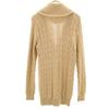 POLO JEANS COMPANY Long sleeve cable knit cardigan L beige Impact 21 Women Used